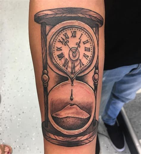 time is money hourglass tattoo|Time is money hourglass tattoo